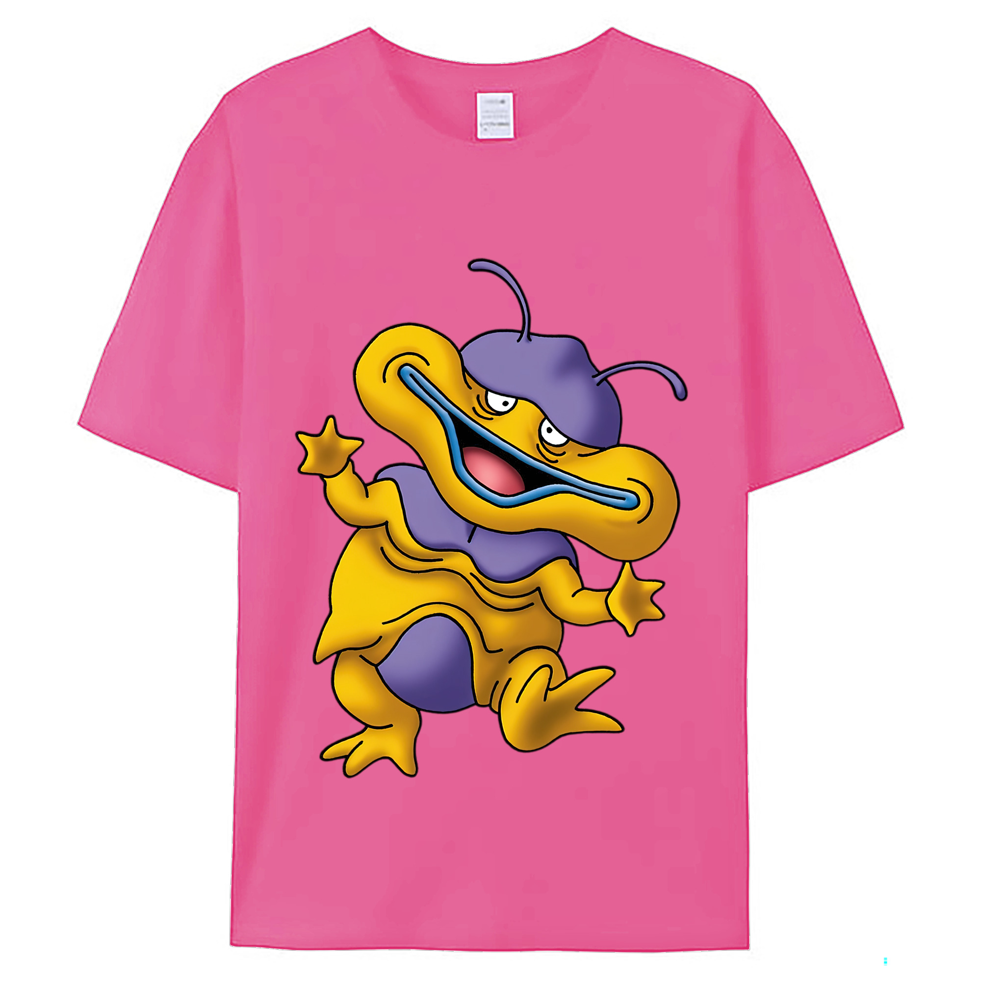 （画像用） ドラゴンクエスト Doragon Kuesuto Dragon Quest レディースカジュアルプリントTシャツ（綿100％）